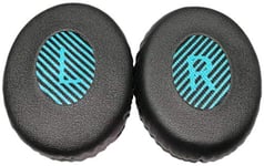 Aiivioll Replacement Ear Pads Earpads Shaped Scrims with 'L and R' Lettering Cushion Ear Cups Compatible with Bose OE2 OE2i Soundtrue SoundLink On-Ear Headphones (Black+LR)