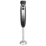Progress EK4254P Ombre Immersion Hand Blender for Soup, Sauces, Baking and More, 2 Speed Settings, Detachable Design for Easy Cleaning, 300 W, Black/Stainless Steel