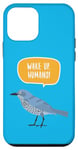 Coque pour iPhone 12 mini Réveil Humans Nature Planète Terre Oiseaux Protection Message
