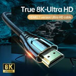 8K Hdmi to Hdmi Cable 3D v2.1 48Gbps Lead HDR support 8k 4k PS5 PS4 X box Laptop