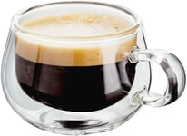 Judge Double Wall Glass Small Espresso Mug Beaker Cup Tea Camping 6cm