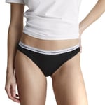 Calvin Klein Trosor 3P Low Rise Bikini Briefs Svart bomull Medium Dam