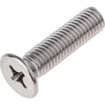 100 st Maskinskruv uh A2 pz 6x120 100