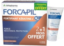 Arkopharma Forcapil Keratin Strengthener + 3 Months Programme 120 + 60 Capsules
