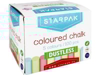 Starpak Chalk For School 5Kol Np Stk Op100pcs Pud 1/16