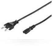 MicroConnect Power Cord Notebook - Câble d'alimentation - bipolaire (F) pour bipolaire (M) - 5 m - noir - pour NEC NP300, NP305, NP310, NP400, NP405, NP410, NP500, NP510, NP600, NP610