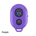 Remote Camera Shutter Selfie Stick Bluetooth Purple