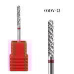 Nail Drill Bit Nail File Sliphuvud - on stock OWM-22