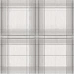 Arthouse Plaid Check Tartan  Chequed Woven Linen Effect Grey White Wallpaper