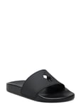 Tpu-Sld W C/O Pp-Sn-Sli Shoes Summer Shoes Sandals Pool Sliders Black Polo Ralph Lauren