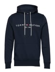 Core Tommy Logo Hoody Tops Sweat-shirts & Hoodies Hoodies Navy Tommy Hilfiger