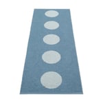Pappelina Vera Pop matta Blue-blue fog 200x70 cm