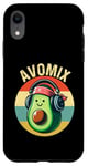 iPhone XR Dj Avocado With Headphones For Men Boys Women Kids Gifts Case