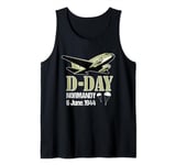 D-Day Normandy Invasion C-47 Dakota Aircraft Parachute Shirt Tank Top