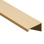 Hiddens Skåp Handtag Inte lätt att bleka Inte Rost Strip Aluminiumlegering Kökshandtag för kläder Gold 400mm
