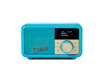 Roberts Revival Petite DAB DAB+ Bluetooth Rechargeable Digital Radio Electric Blue
