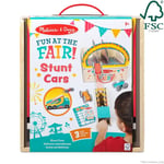 Melissa and Doug Fun at the Fair Stunt Cars WOODEN SET! NEW SEALED IDEAL GIFT!