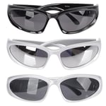 3-pack Träningssolglasögon Sportglasögon Mode Sommarsolglasögon för Kvinnor