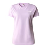 The North Face Womens S/S Outdoor Graphic Tee (Lila (LUPINE) Large)