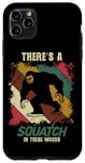 Coque pour iPhone 11 Pro Max Drôle Squatch Bigfoot Sasquatch Yeti dans les bois