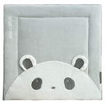 Doudou et Compagnie - Tapis d'Eveil Bébé - Tapis de Jeu Panda - Blanc Cassé- 100 x 100 cm - Carré - Tapidou -DC3063