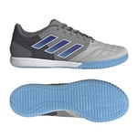 adidas Unisex Top Sala Competition Indoor Boots Sneaker, Grey Three/Blue Burst/Lucid Blue, 10.5 UK