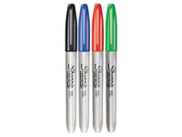 Sharpie Fine Tip Permanent Marker Assorted (Pack Of 4) SHP1985858