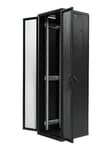 System G 19" cabinet 42U 600x1000 perforated 800kg - Kabinet - Server (Tower) - Sort