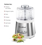 Steel Body Food Processor Multi Chopper Blade Shredder Nuts,Mince,Cheese 1000W