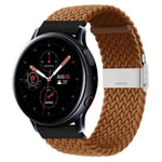 Flettet elastisk armbånd Samsung Galaxy Watch Active 2 (44mm) - Brun