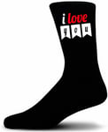 I Love You on Black Socks, Great Valentines Gift - Socks