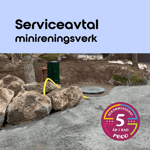 Avloppsservice: Serviceavtal på minireningsverk 