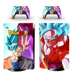 Sticker Ps5,Skin Pour Ps5 Playstation 5 Avec Lecteur Optique Console Et 2 Contrôleurs - Dragon Ball Super Monkey King