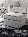 Very Home Chicago Deluxe Fabric Storage Footstool