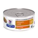 20 + 4 på köpet! 24 x 156 g Hill's Prescription Diet våtfoder katt - c/d Multicare Urinary Care Chicken (24 x 156 g)