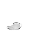 Kop M/Underkop 'Salt' S Home Tableware Cups & Mugs Espresso Cups White Broste Copenhagen