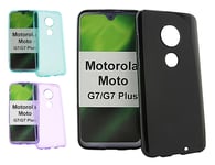 TPU skal Motorola Moto G7 / Moto G7 Plus (Svart)