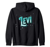 Levi Personalised Name Zip Hoodie