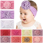 CHSEEO 10PCS Cute Baby Headband Set Elastic Turban Head Dress Hats Hair Wraps Hairbands Hair Bow For Toddler Kids Photography Props, Costume, Party - Great Gift For Baby #1