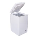 48cm Freestanding Slimline Compact White Chest Freezer CHF100W