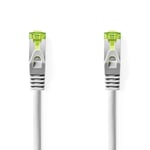 Nedis CAT7 Nätverkskabel, RJ45 hane, LSZH, 2m