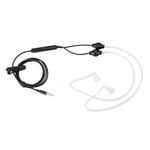 Anti Radiation 3.5mm Air Acoustic Tube Earpiece Mic Earphone For Mobile Phon FST