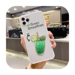 Candy Edge Transparent Back Protect Cover Phone Case For iPhone 11 Pro MAX XS XR MAX 8 7 Plus Cute Flower Dinosaur Couple Cover-3-For iPhone 11 ProMAX
