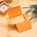 100 st Spelkort Blanka Hårda Papperskort DIY Brädspel Postkort Handgjorda [DmS] Orange 1pc