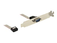 Delock - Seriell Panel - Db-9 (Hane) Till 9 Stifts Idc (Hona) - 25 Cm