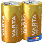 Varta Batteri VARTA Alkaliska Longlife LR14/C 2-Pack C/LR14 2-p 4114101412