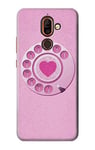 Pink Retro Rotary Phone Case Cover For Nokia 7 plus