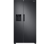 SAMSUNG Series 7 SpaceMax RS67A8811B1/EU American-Style Fridge Freezer - Black, Black