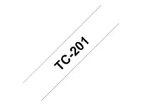 Brother - Svart - Vit - Rulle (1,2 Cm) 1 Rulle (Rullar) Etiketter - För P-Touch Pt-15, Pt-20, Pt-6