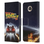 BACK TO THE FUTURE II KEY ART LEATHER BOOK WALLET CASE COVER FOR MOTOROLA PHONES